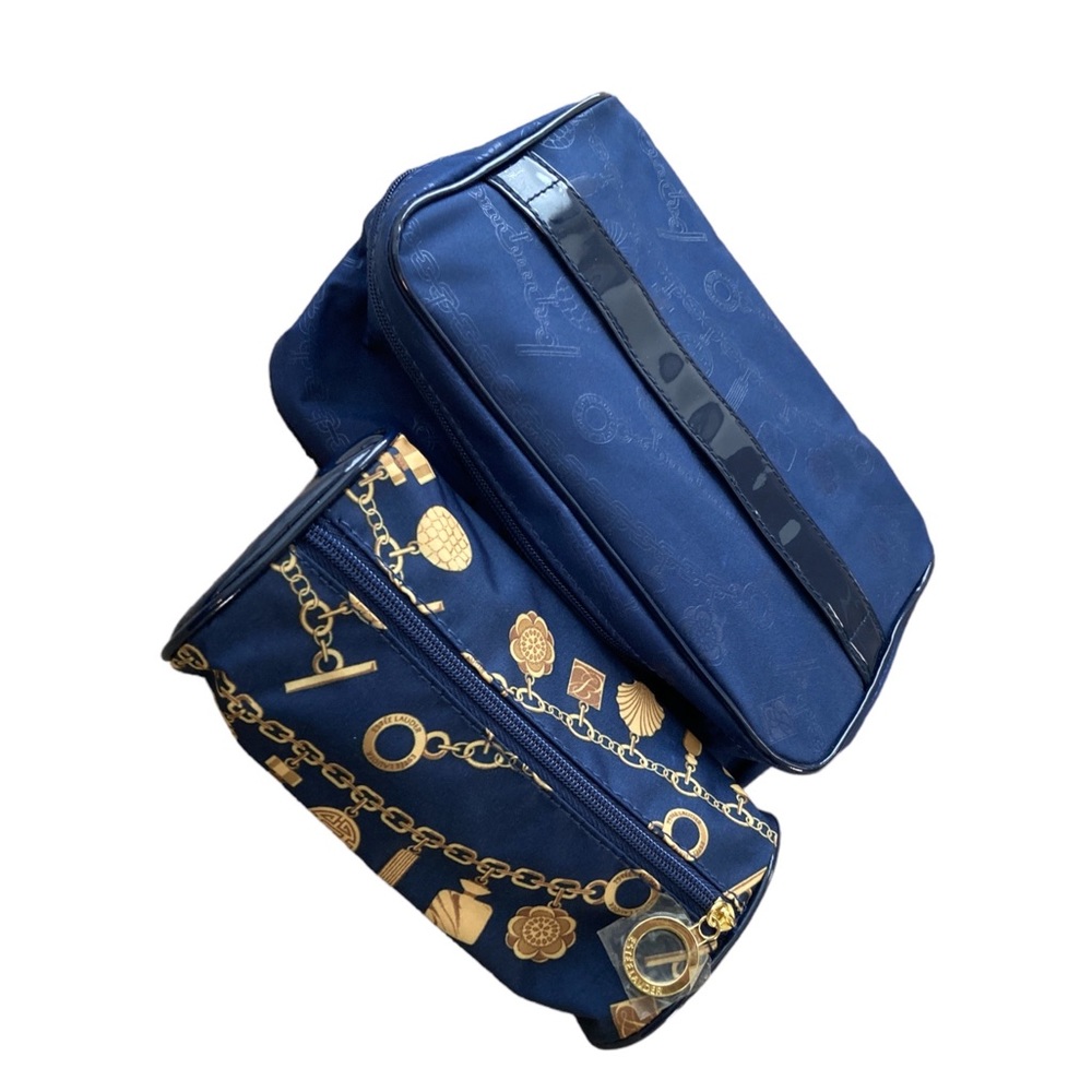 Estee Lauder zipper cosmetic bags set